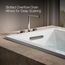 Underscore 66" x 32" Rectangular Drop-In Bathtub with Reversible Drain (White)