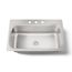 33" Top-Mount Single-Bowl Kitchen Sink (Stainless Steel), K-20060-3-NA