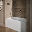 Underscore 60" x 32" Alcove Bathtub with Integral Apron, Integral Flange, and Left Drain (White)
