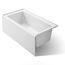 Underscore 60" x 32" Alcove Bathtub w/ Integral Apron, Integral Flange, and Right Drain (White)