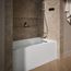Underscore 60" x 32" Alcove Bathtub w/ Integral Apron, Integral Flange, and Right Drain (White)