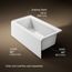 Underscore 60" x 32" Alcove Bathtub w/ Integral Apron, Integral Flange, and Right Drain (White)