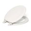 Quiet-Close Round-Front Toilet Seat (Biscuit), K-20467-96