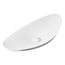 Veil 38-1/2" Oval Vessel Bathroom Sink, No Overflow (White), K-20705-N-0