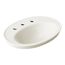 Serif 22-1/4" Oval Drop-In Bathroom Sink (Biscuit), K-2075-8-96