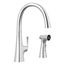Graze Single-Handle Kitchen Sink Faucet w/ Two-Function Side Sprayer (Polished Chrome), K-22064-CP