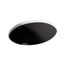 17" Oval Undermount Bathroom Sink (Black/Black), K-2209-7