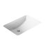 23-1/4" Rectangular Undermount Bathroom Sink (White), K-2215-0
