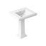 Memoirs Classic 27-1/4" Rectangular Pedestal Bathroom Sink (White), K-2258-8-0