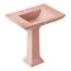 Memoirs Stately 30-3/4" Rectangular Pedestal Bathroom Sink (150th Peachblow), K-2268-8-V10