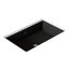Kathryn 24" Rectangular Undermount Bathroom Sink (Black), K-2297-7