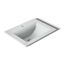 22-3/4" Rectangular Drop-In Bathroom Sink (Ice Grey), K-2337-1-95