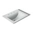 22-3/4" Rectangular Drop-In Bathroom Sink (Ice Grey), K-2337-8-95