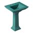 Memoirs Stately 25" Rectangular Pedestal Bathroom Sink (Teal), K-2344-8-17