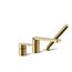 Deck-Mount Bath Faucet w/ Handshower (Vibrant Brushed Moderne Brass), K-23488-4-2MB