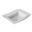 22-3/4" Rectangular Drop-In Bathroom Sink (Ice Grey), K-2356-4-95