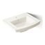 24" Rectangular Pedestal Bathroom Sink (Biscuit), K-2358-1-96