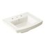 Archer 24" Rectangular Pedestal Bathroom Sink (Biscuit), K-2358-8-96