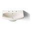 22-3/4" Rectangular Pedestal Bathroom Sink (Biscuit), K-2363-8-96