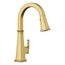 Riff Pull-Down Kitchen Sink Faucet w/ Three-Function Sprayhead (Vibrant Brushed Moderne Brass), K-23830-2MB