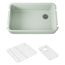 Ironridge 34" Undermount Single-Bowl Farmhouse Kitchen Sink (Aspen Green), K-24268-42