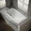 Avec 60" x 32" Drop-In Bathtub with Reversible Drain (White)