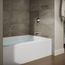 Avec 60" x 42" Alcove Bathtub with Right Drain (White)