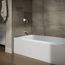 Avec 72" x 36" Alcove Bathtub with Left Drain (White)