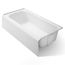 Avec 72" x 36" Alcove Bathtub with Right Drain (White)