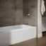 Avec 72" x 36" Alcove Bathtub with Right Drain (White)