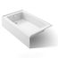 Entity 60" x 36" Alcove Bathtub with Left Drain (White)