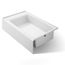 Entity 60" x 36" Alcove Bathtub with Right Drain (White)