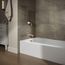 Entity 60" x 32" Alcove Bathtub with Left Drain (White)