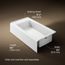 Entity 60" x 32" Alcove Bathtub with Right Drain (White)
