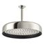 Statement Round 12" Single-Function Rainhead, 1.75 Gpm (Vibrant Polished Nickel), K-26291-G-SN