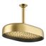 Statement Oblong 12" Single-Function Rainhead, 1.75 Gpm (Vibrant Brushed Moderne Brass), K-26293-G-2MB