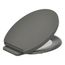 Impro Readylatch Quiet-Close Round-Front Toilet Seat (Thunder Grey), K-26802-58