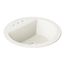 Bryant 19" Round Drop-In Bathroom Sink (Biscuit), K-2714-4-96