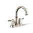 Centerset Bathroom Sink Faucet, 1.2 GPM (Vibrant Brushed Nickel), K-27378-4-BN