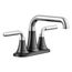 Tone Centerset Bathroom Faucet, 1.2 Gpm (Polished Chrome w/ Matte Black), K-27414-4-CBL