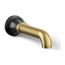 Wall-Mount Bath Spout (Matte Black w/ Brushed Moderne Brass), K-27423-BMB