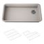 Cairn 33" Undermount Single-Bowl Kitchen Sink (Matte Taupe), K-27785-CM3