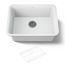 24-1/2" Undermount Single-Bowl Kitchen Sink (Matte White), K-28001-CM6