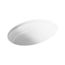 20-3/4" Oval Undermount Bathroom Sink, No Overflow (White), K-2824-0