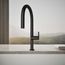 Components Pull-Down Kitchen Sink Faucet with Two-Function Sprayhead (Matte Black), K-28268-BL