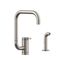 Components Single-Handle Kitchen Sink Faucet w/ Two-Function Extended-Reach Spout And Side Sprayer (Vibrant Stainless), K-28274-VS