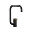 Components Single-Handle Bar Sink Faucet w/ Two-Function Extended-Reach Spout (Matte Black w/ Brushed Moderne Brass), K-28290-BMB