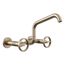 Billet Two-Hole Wall-Mount Bridge Kitchen Sink Faucet (Vibrant Brushed Bronze), K-28666-9-BV