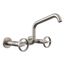 Billet Two-Hole Wall-Mount Bridge Kitchen Sink Faucet (Vibrant Stainless), K-28666-9-VS