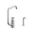 Billet Single-Handle Bar Sink Faucet w/ Two-Function Extended-Reach Spout And Side Sprayer (Polished Chrome), K-28667-3-CP